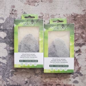 EcoTools Rose + Charcoal Infused Facial Sponges